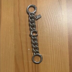 Coach Silver Chain Strap Extender